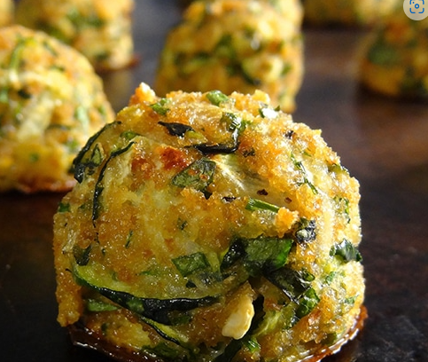 Zucchini Garlic Bites